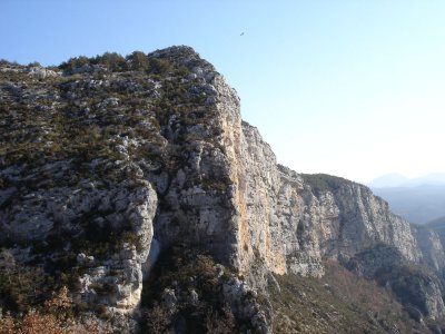 Rougon's cliffs - Falaises de Rougon - Gorges du Verdon (7567)
