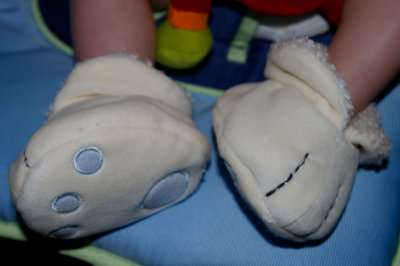 les jolis chaussons pattes d'ours (P0531)