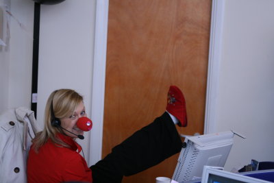 Red slippers
