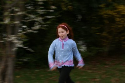 Panning to capture motion