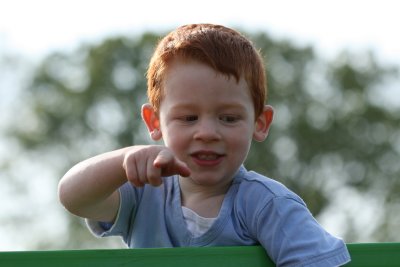 Rory in the park 21/4/07