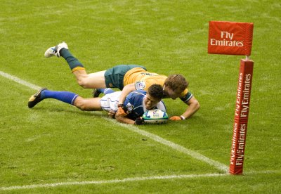 Samoa v Australia - try time