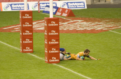 Samoa v Australia - try time