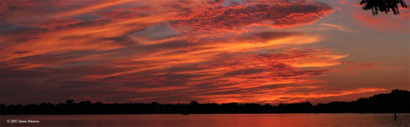 July 28, 2007  Sunset  Panorama