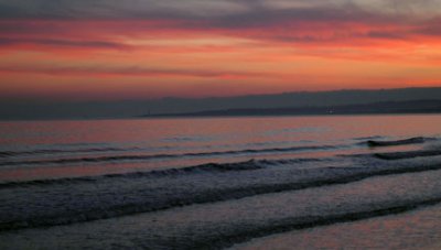 St Cyrus Beach at Sunset...