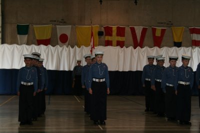 Drill (Kaitlyn is in the centre rank)