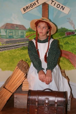 Waiting for the train at Avonlea