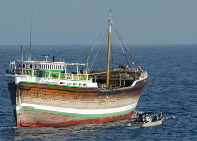 Boarding Operations on a Dhow