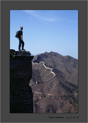 me on the great wall