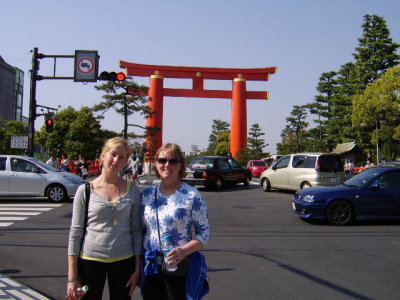 out of order: at the Heian torii again