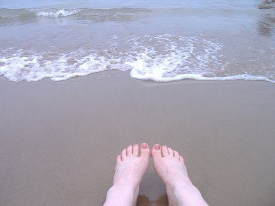 Toes in the Surf