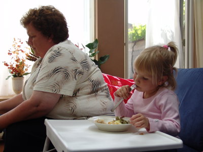 Moederdag met Oma Carla  2007