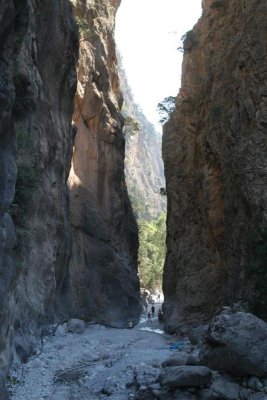 Samaria  gorge, the gate