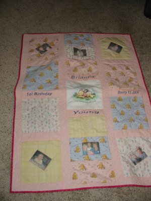 Brianna's 1st birthday quilt