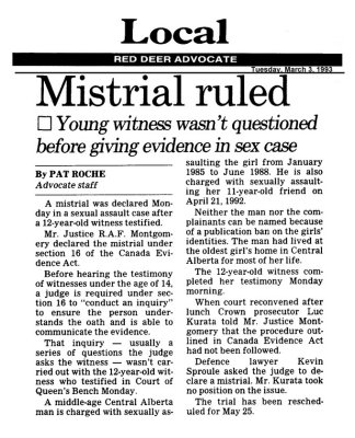 March 3, 1993