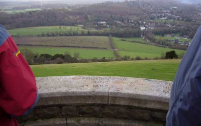 view from box hill