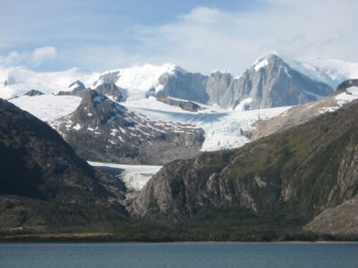 glacier in beagle channel