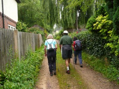 walking up to lane end