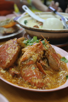 Chilli Crabs and Crab Bee Hoon Soup