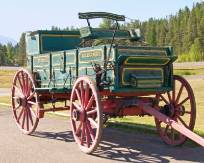 zP1010811 Horsedrawn wagon from Helena resting near West Glacier Montana.jpg