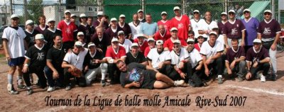 Tournoi annuel de la Ligue de balle molle Amicale Rive-Sud 2007