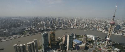View from 88th floor of Jinmao tower