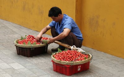 Fruit vendor Nanjing Rd West