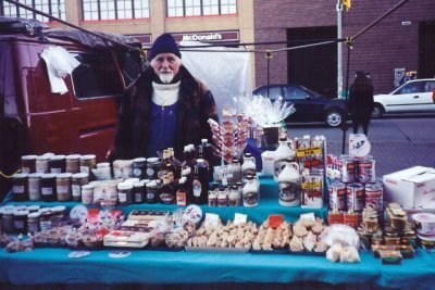 Maple Syrup Vendor at the Market