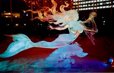 Mermaid Ice Sculpture