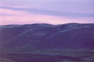 Sunset on the dunes