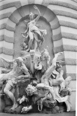Statues at the Hofburg Palace