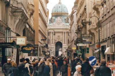 Kohlmarkt Leading to St. Michael's Dome,