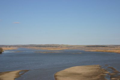 Missouri River downstream of the confluence with the Niobrara