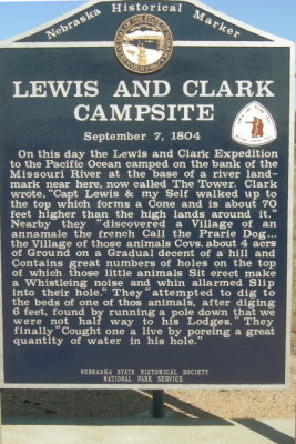Lewis and Clark Marker near Lynch