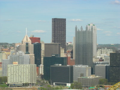 Pittsburg skyline close-up
