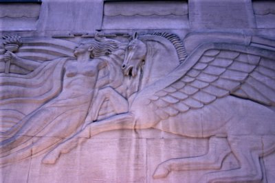 Relief on Radio City Music Hall