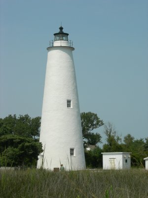 Ocracoke Island lighthouse, North Carolina Outer Banks