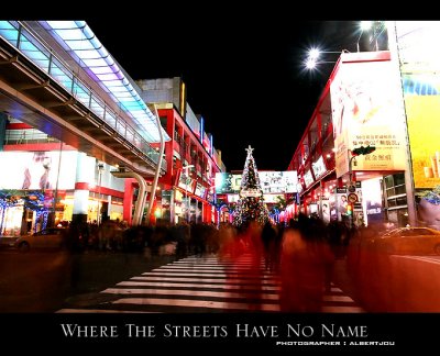 Where the streets have no name...