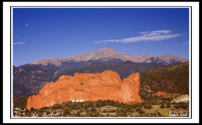 Pikes Peak and the Garden of the Gods