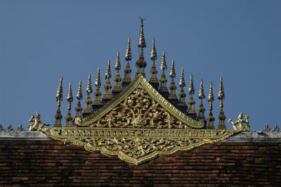 temple roof, Luang Prabang