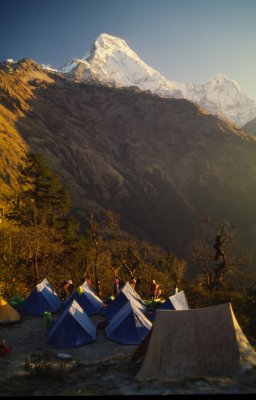 camp site with a view