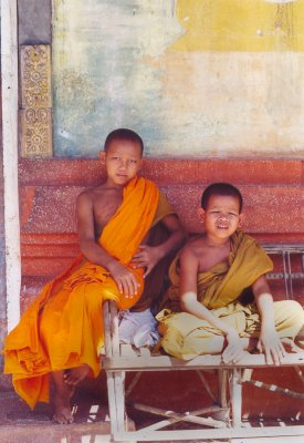 young novice monks.