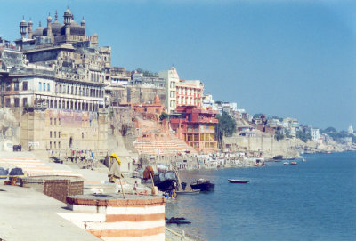 Varanasi ghats.