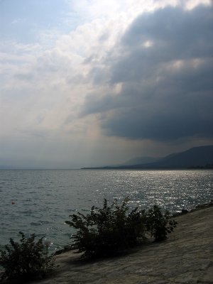 Neuchatel: view on the lake
