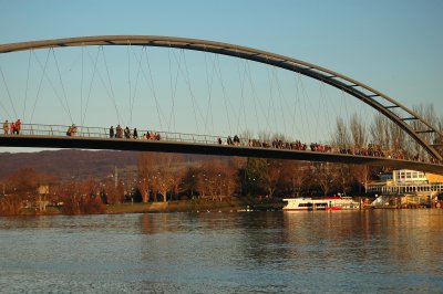 Bridge from France (Huningue) to Germany
