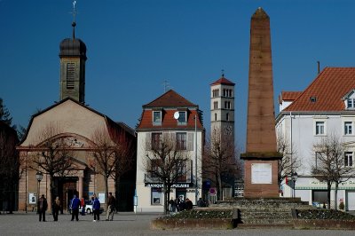 Huningue - Place Abbatucci