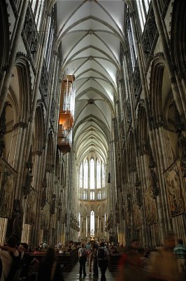 Inside Cathedral at Koln