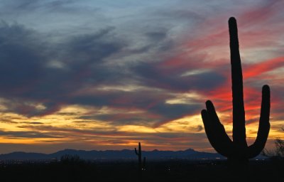 Red Sunset from Lost Dutchman S.P.