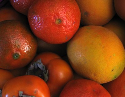  fruta color naranja