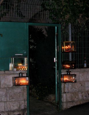 Luminarias-Chanuka en Jerusalem